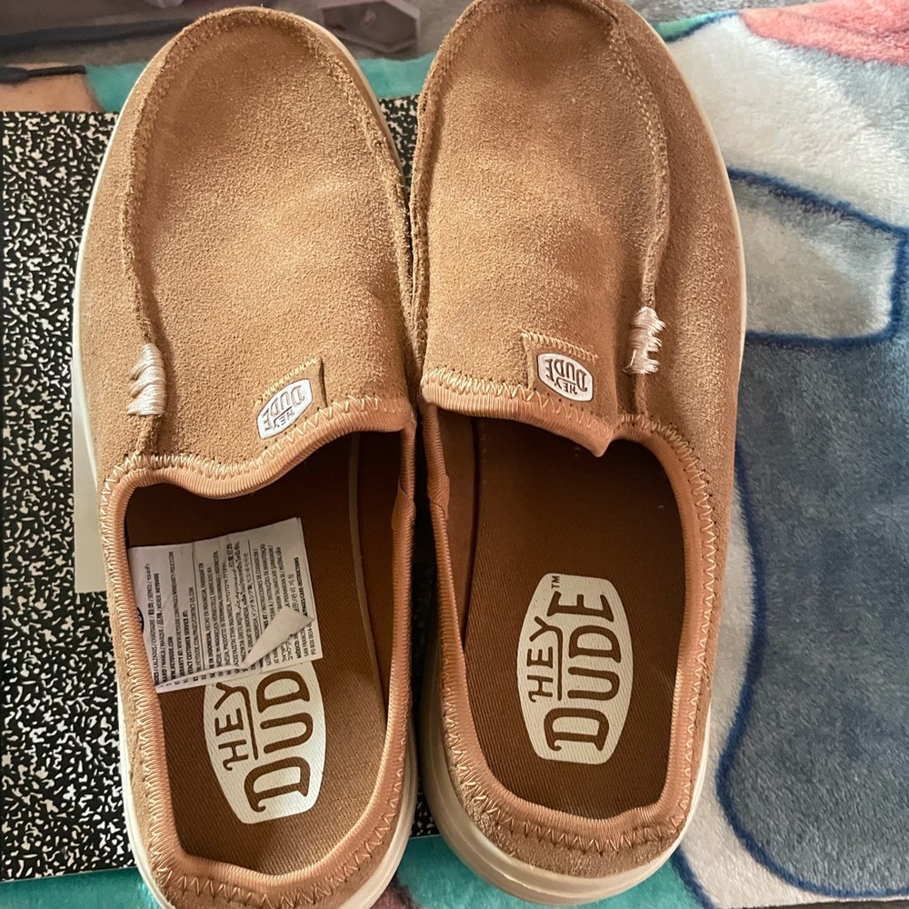Hey Dude Men's Brown Loafers